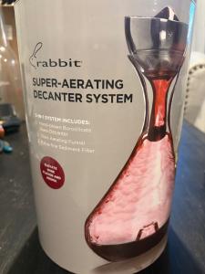 Rabbit super aerating wine decanter