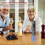 Flauno Electric Wine Opener Rechargeable, Automatic Wine Bottle Corkscrew Opener