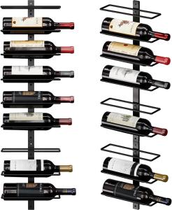Heavy Duty Wall Mounted 18 Bottle Wine Rack