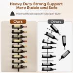 Heavy Duty Wall Mounted 18 Bottle Wine Rack