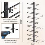 Heavy Duty Wall Mounted 18 Bottle Wine Rack