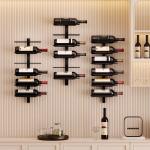 Heavy Duty Wall Mounted 18 Bottle Wine Rack