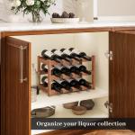 Freestanding Countertop Wine Rack and Storage Shelf