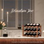 Freestanding Countertop Wine Rack and Storage Shelf
