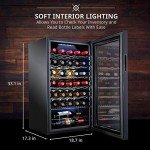 Ivation 34-Bottle Wi-Fi Wine Cooler Refrigerator