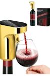 Electric Wine Dispenser and Aerator Pump in Gold