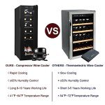 12-Bottle Compact Compressor Wine Cooler Fridge