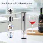 ELMWAY Electric Wine Opener Set – Silver