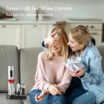 ELMWAY Electric Wine Opener Set – Silver