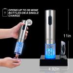 Electric Wine Opener with Foil Cutter - Opens 30 Bottles