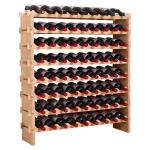 Stackable Freestanding Wooden Wine Rack