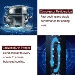12-Bottle Compact Compressor Wine Cooler Fridge
