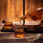 Guitar-Shaped Wine Decanter with Glasses Set