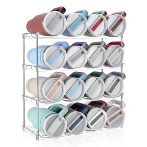 Water Bottle Organizer for Stanley Tumblers – Holds 16