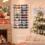 Wall Mounted Wine Rack for 20 Bottles