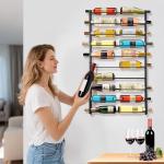 Wall Mounted Wine Rack for 20 Bottles
