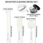 Wine Decanter Cleaning Brushes with Stainless Steel Balls