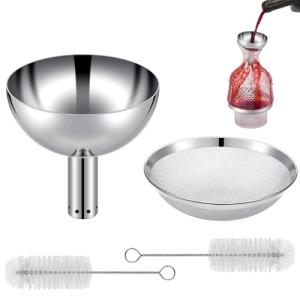 Potchen 4-Wine Aerator Shower Funnel with Strainer