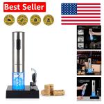 Electric Wine Opener with Foil Cutter, Rechargeable