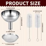 Potchen 4-Wine Aerator Shower Funnel with Strainer
