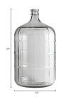 5-Gallon Glass Water Carafe with Retro Design