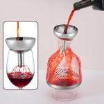 Potchen 4-Wine Aerator Shower Funnel with Strainer