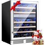BODEGA 24" Dual Zone Wine Cooler for 46 Bottles