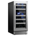 VINECOLD 15-Inch Dual Zone Wine Cooler Fridge