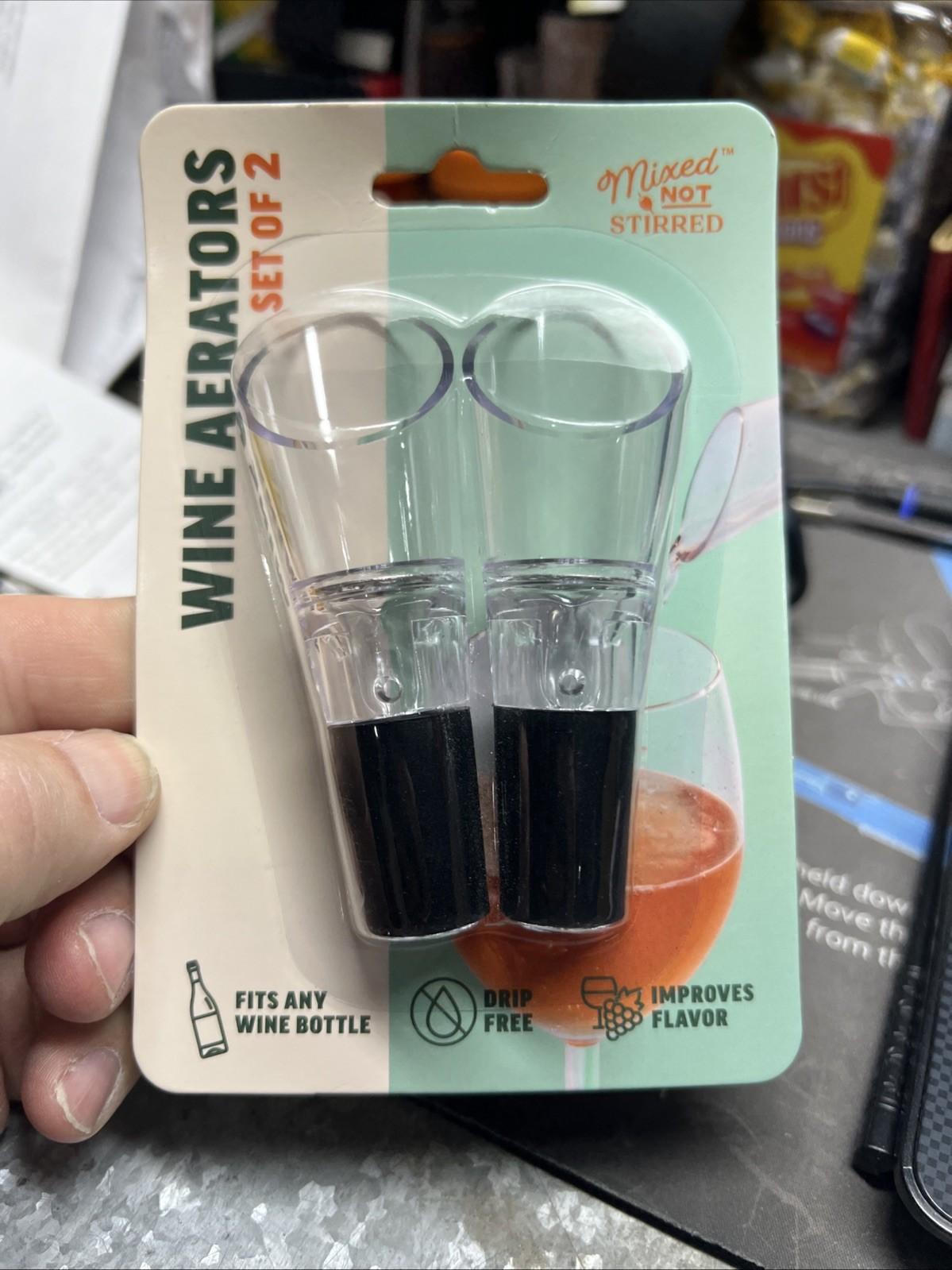 Core Home Drip-Free Wine Aerators - Set of 2