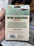 Core Home Drip-Free Wine Aerators - Set of 2