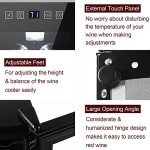 12-Bottle Compact Compressor Wine Cooler Fridge