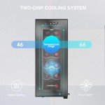12-Bottle Wine Cooler with Digital Temperature Control