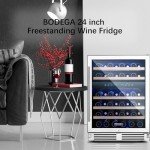 BODEGA 24" Dual Zone Wine Cooler for 46 Bottles