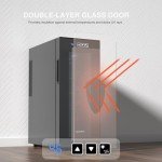12-Bottle Wine Cooler with Digital Temperature Control