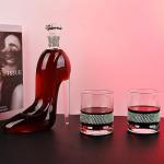 High-Heeled Whiskey Decanter with Glasses Set