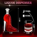 High-Heeled Whiskey Decanter with Glasses Set