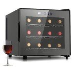 12-Bottle Countertop Wine Cooler with Digital Control