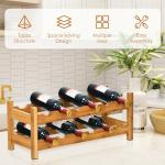 Bamboo 2-Tier Wine Rack for 12 Bottles