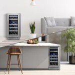 VINECOLD 15-Inch Dual Zone Wine Cooler Fridge