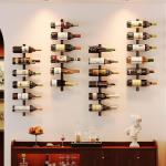 12-Bottle Wall-Mounted Wine Rack Organizer