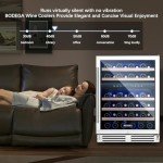 BODEGA 24" Dual Zone Wine Cooler for 46 Bottles