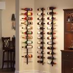 12-Bottle Wall-Mounted Wine Rack Organizer