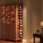 12-Bottle Wall-Mounted Wine Rack Organizer