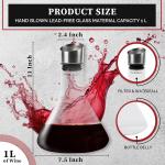 LEVARE Wine Decanter Set with Aerator