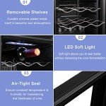 ROVSUN 18 Bottle Freestanding Wine Cooler Fridge