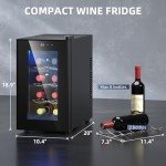 YITAHOME 8-Bottle Countertop Wine Cooler & Fridge