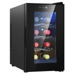 YITAHOME 8-Bottle Countertop Wine Cooler & Fridge