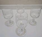 Elegant Set of 4 Schott Zwiesel Crystal Goblets