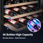 BODEGA 24" Dual Zone Wine Cooler for 46 Bottles