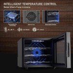 12-Bottle Countertop Wine Cooler with Digital Control